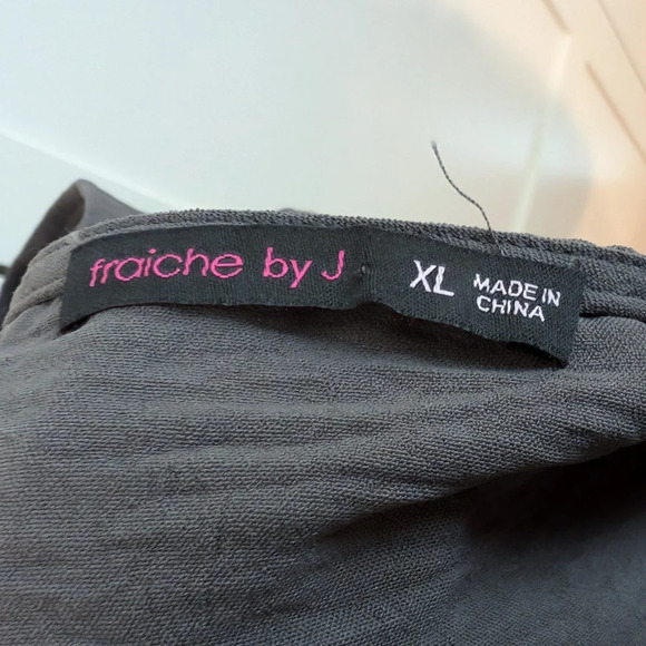 NWOT Fraiche by J Gray long sleeve faux wrap dress size xl - Picture 7 of 8